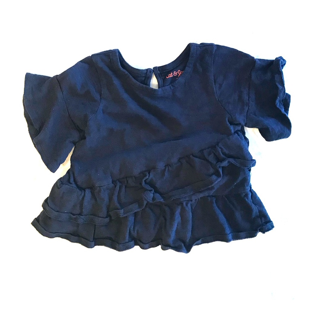 🎈5/$25 Cat & Jack Ruffle Shirt